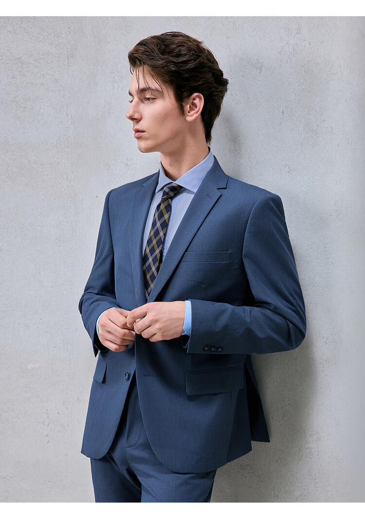 G2000 Antibacterial Multi-Stretch Business Formal Suit for Men Spring Autumn Office Wear 17