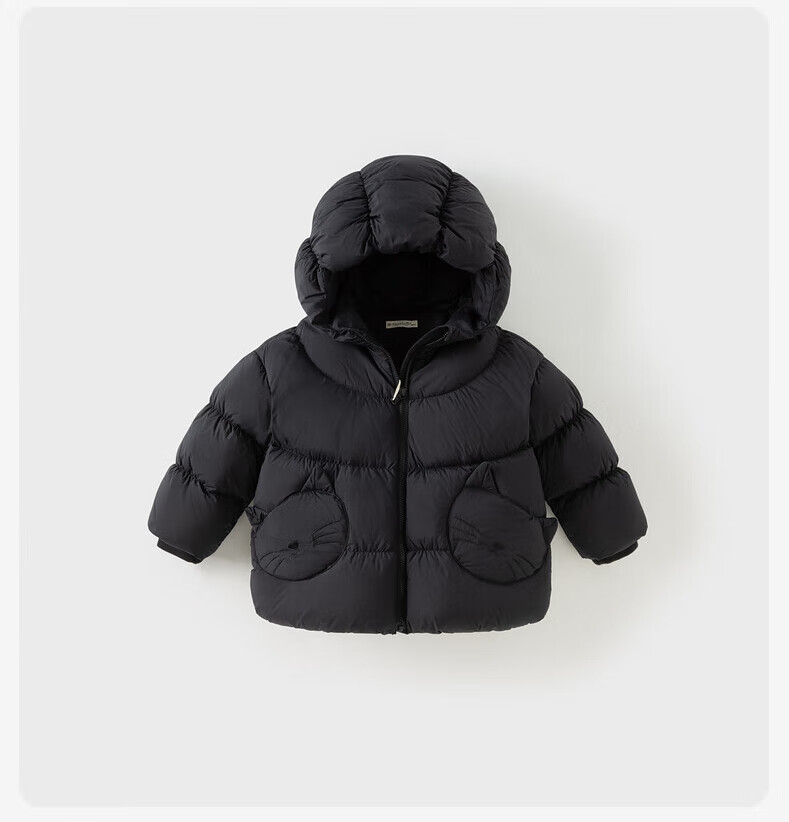DAVE & BELLA Girls Waterproof Down Jacket Children's New Year Winter Coat Baby Year Outfit Mall Version 18