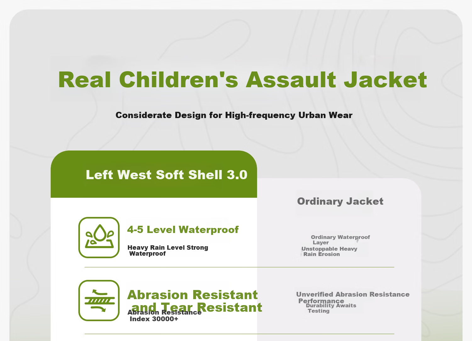 Zuo Xi Kids Children's Softshell Jacket 2025 New Autumn Boys Windproof Waterproof Coat Red 140 6