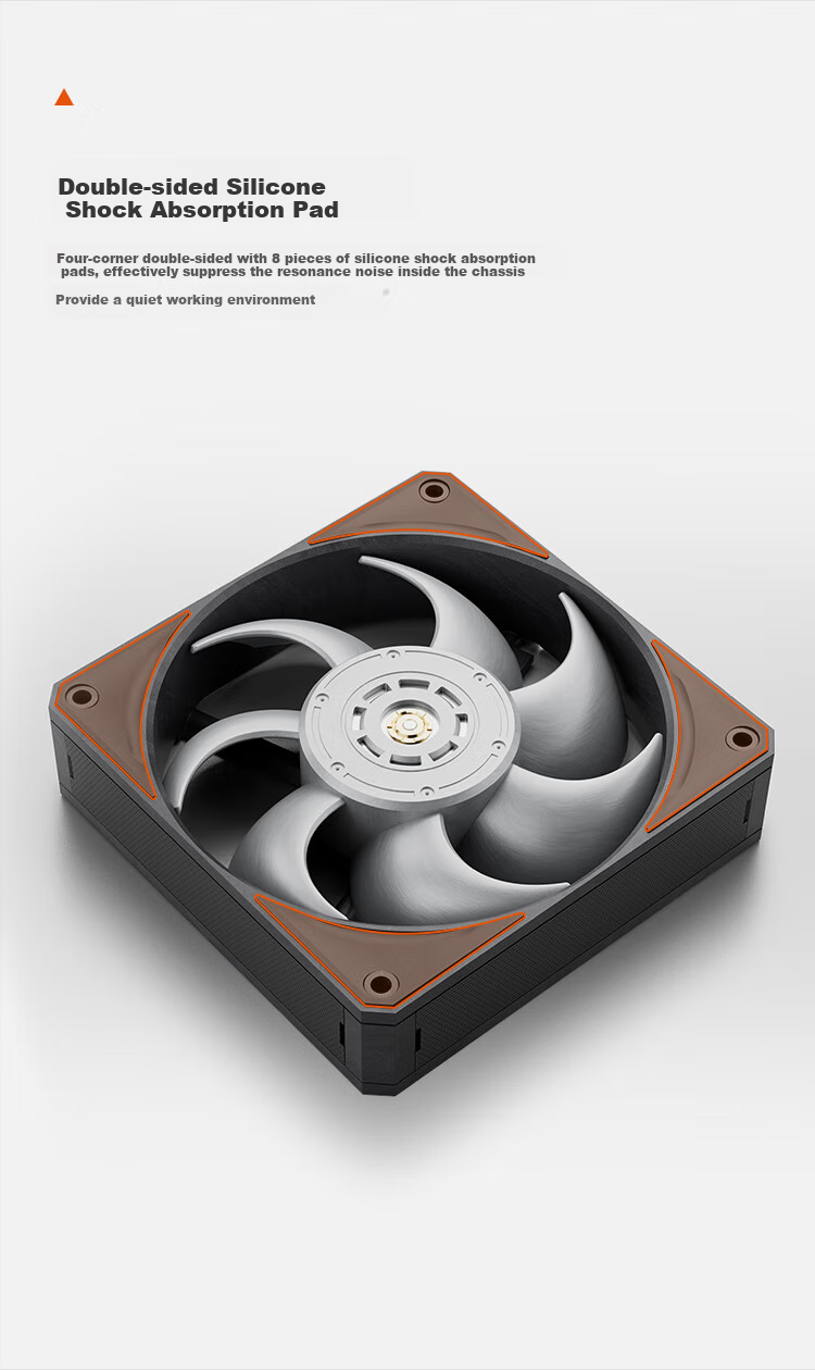 PCCOOLER Beast F9R120, Full LCP Industrial Grade High Performance High Air Pressure 12cm Computer Cooling Fa 9