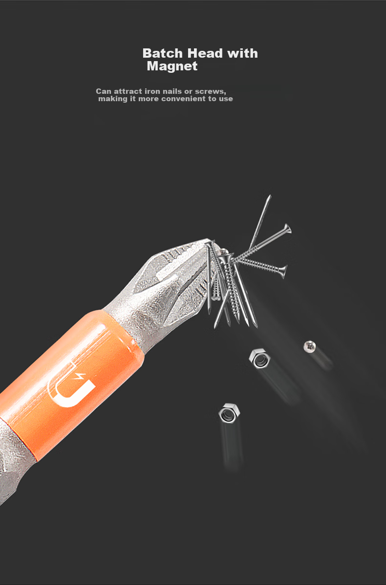 MASTERPROOF S2 Rainbow Screwdriver Set, Household Repair Kit, Strong Magnetic, Ultra-Hard Y-Shaped, U-Shaped, Irregular Screw, Electric Hand Drill, Hexagonal 10