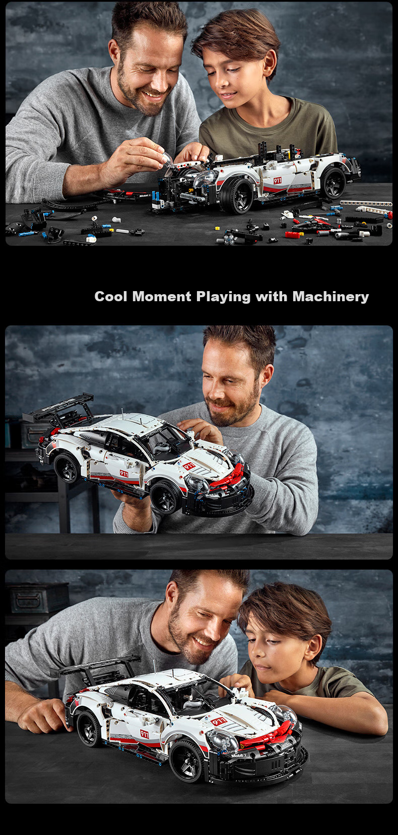 LEGO Technic 42096 Porsche 911 Building Set, Boys And Girls Toy, Children's Gift for Qixi Valentine's Day 4