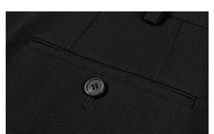 YOUNGOR Cashmere Warmth 2025 New Men's Straight Fit Stretch Casual Trousers Dark Gray 34 175/84A 12