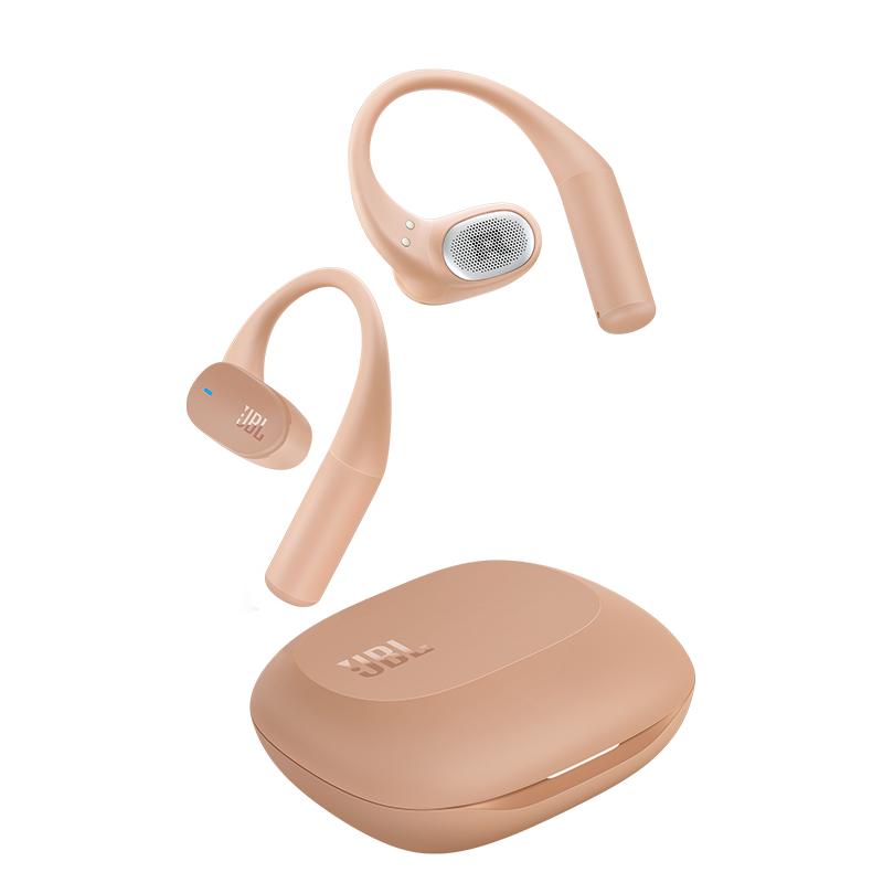 JBL Sense Lite Comfort Edition [Wang Chuzhen's Choice] Earbuds Bluetooth Headphones, Sports Running Wireless Open-Style Non-Bone Conduction, Mocha Color