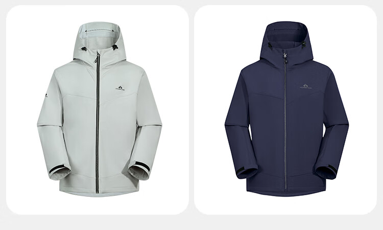 Pioneer Camp Seal Softshell Jacket Men Outdoor Travel Hiking Spring Autumn Windproof Waterproof Hooded Warm Sports Coat 22