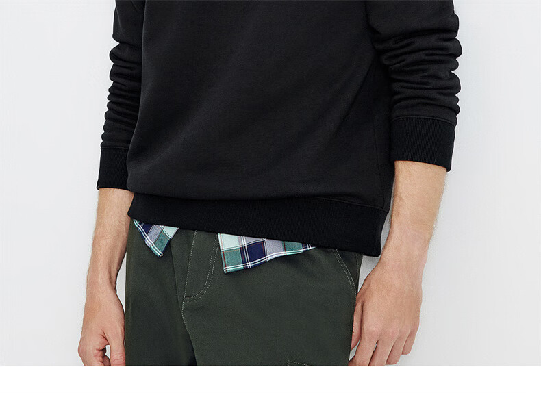 Navigare Small Sailboat Solid Basic Versatile Pullover Men's Fleece Lined Warm Sweatshirt 1135805301 22