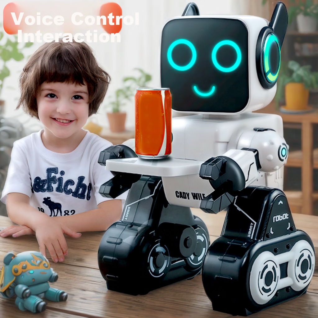 JINGDA TOYS Робот на радиоуправлении, программируемый, для детей от 3 лет, подарок на Новый год