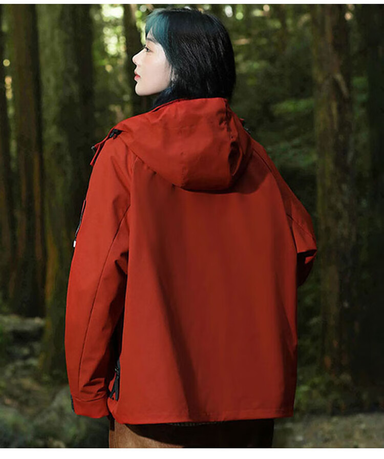 JEEP SPIRIT Outdoor Windproof Hiking Jacket Autumn Winter Couple Mountain Climbing Coat Men and Women 3