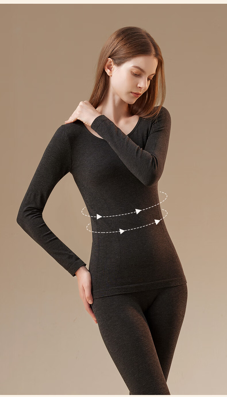 MiiOW Thermal Shaping Women's Thermal Set Micro-Compression Slimming Skin-Friendly Base Layer 2025 New Edition 15