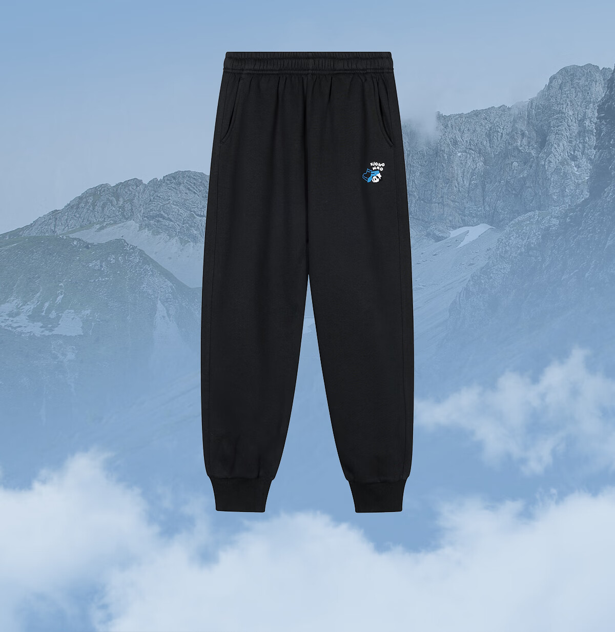 Panda Camel Series Kids Sports Long Pants Girls Autumn Winter Fleece Warm Antibacterial Knit Pants Boys K339,130 1