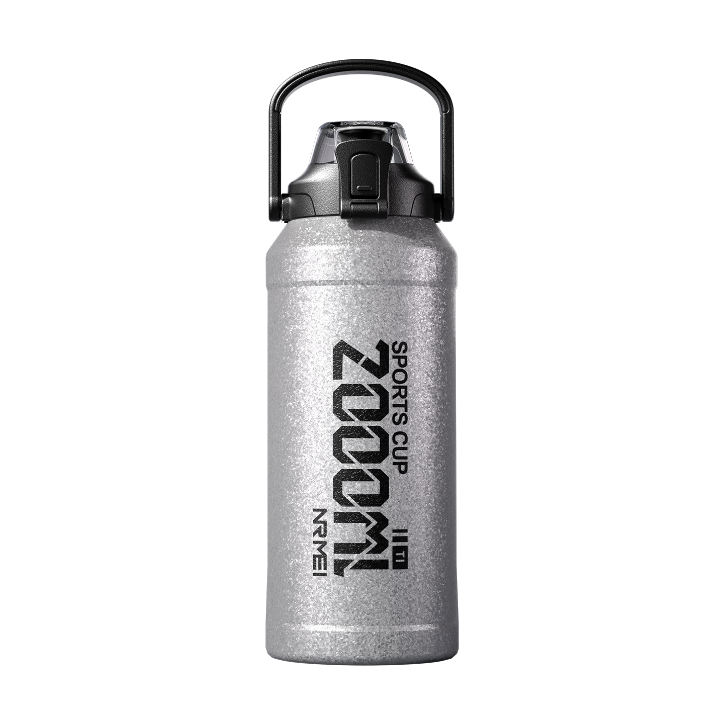 NRMEi Large Capacity Insulated Water Bottle for Men with Tea Separation, Portable Outdoor Sports Student Straw Cup