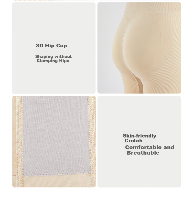LUCKMEEY Tummy Control Shapewear Pants, Powerful Belly Slimming, Seamless Butt-Lifting High-Waist Thin Shapewear Shorts for Wome 41