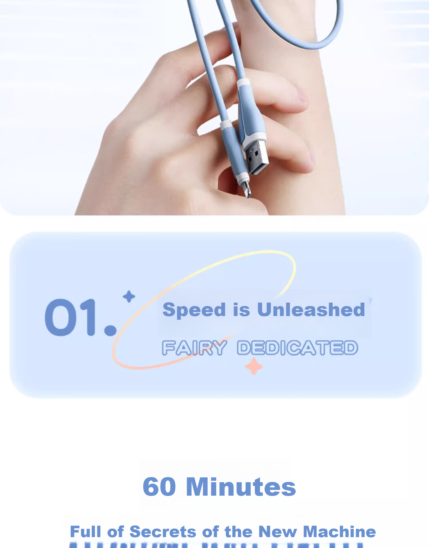 Nengshi Apple Charging Cable USB Data Cable for IPhone 14/Pro Tablet, USB Phone IPhone 12/11/x/8/7 Extended Cord Car Fast Charging 1 Meter Blue 6