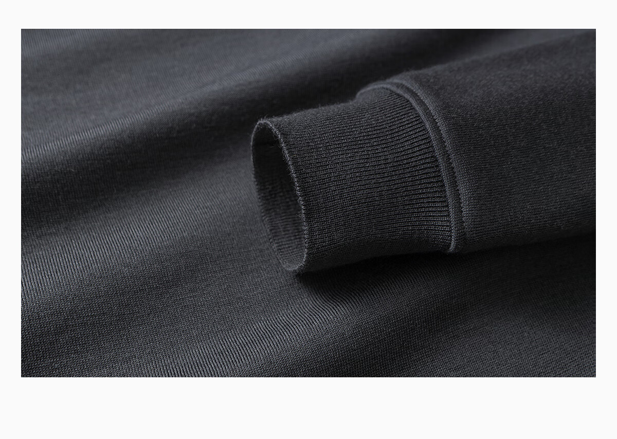 Hodo Machine Washable Full Wool Fleece-Lined Men's Autumn Winter Knit Crew Neck Sweater 16