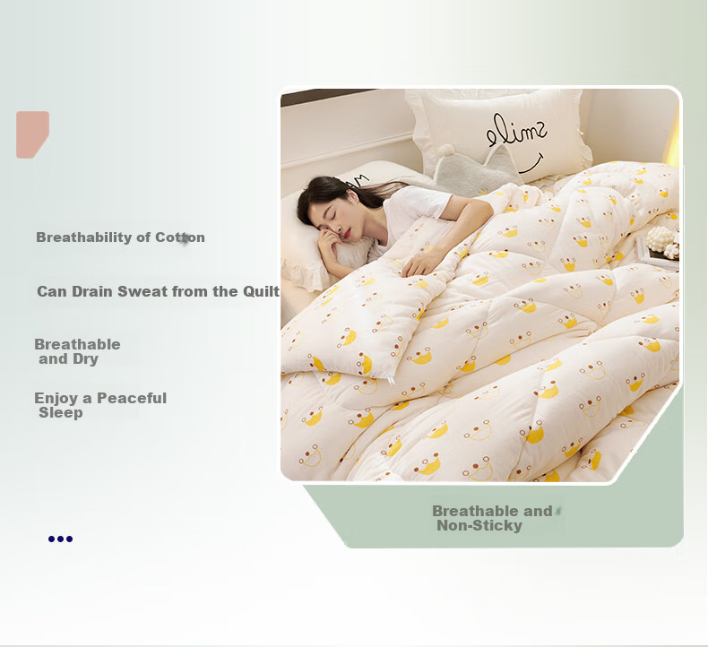 Yunjin 100% Pure Cotton Xinjiang Cotton Quilt, Thin Summer Comforter, Air Conditioning Blanket, 3 Jin (1.5 Kg), 150*200cm, Jinguang 10