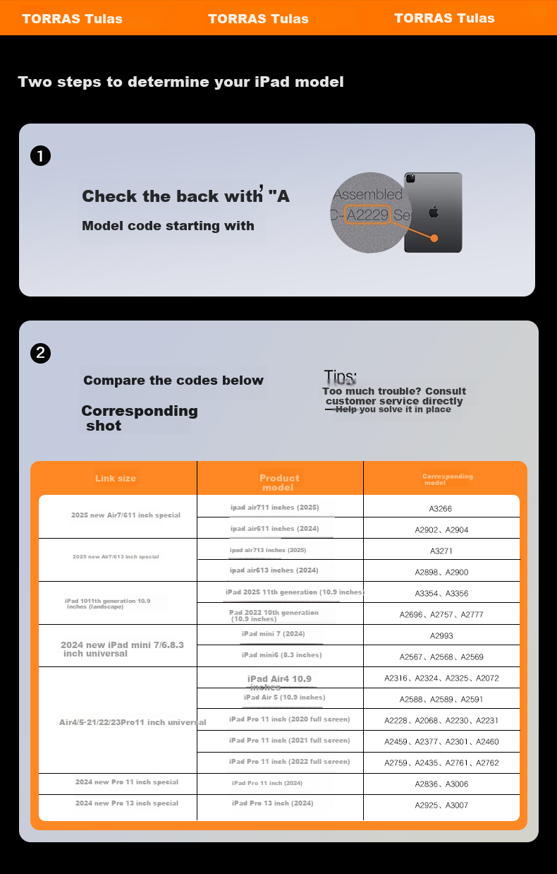 TORRAS [High-Definition Ice Crystal Film] for IPad Air8/7/6 Tempered Glass Screen Protector, 11-Inch, Compatible with 2026/25 Models, M4 Chip Tablet Protective Film, Shatterproof, Anti-Fingerprint, Ultra-Clear Protective Film 23