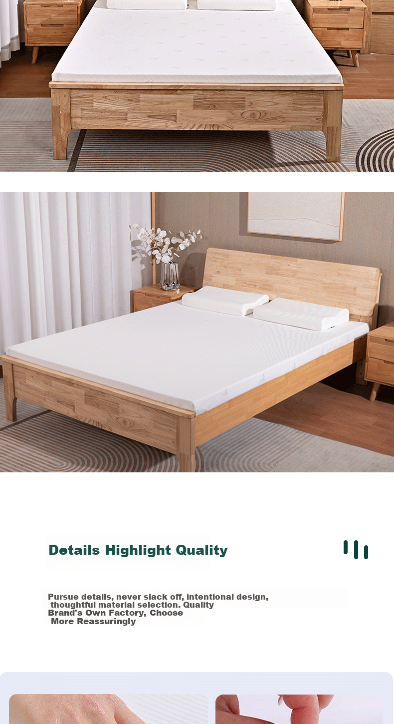 Yikafu Latex Mattress, 1.8x2m, Dormitory Natural Latex Student Mattress, 5cm Thick, 1*1.9 Meters, Medium Firmness 15