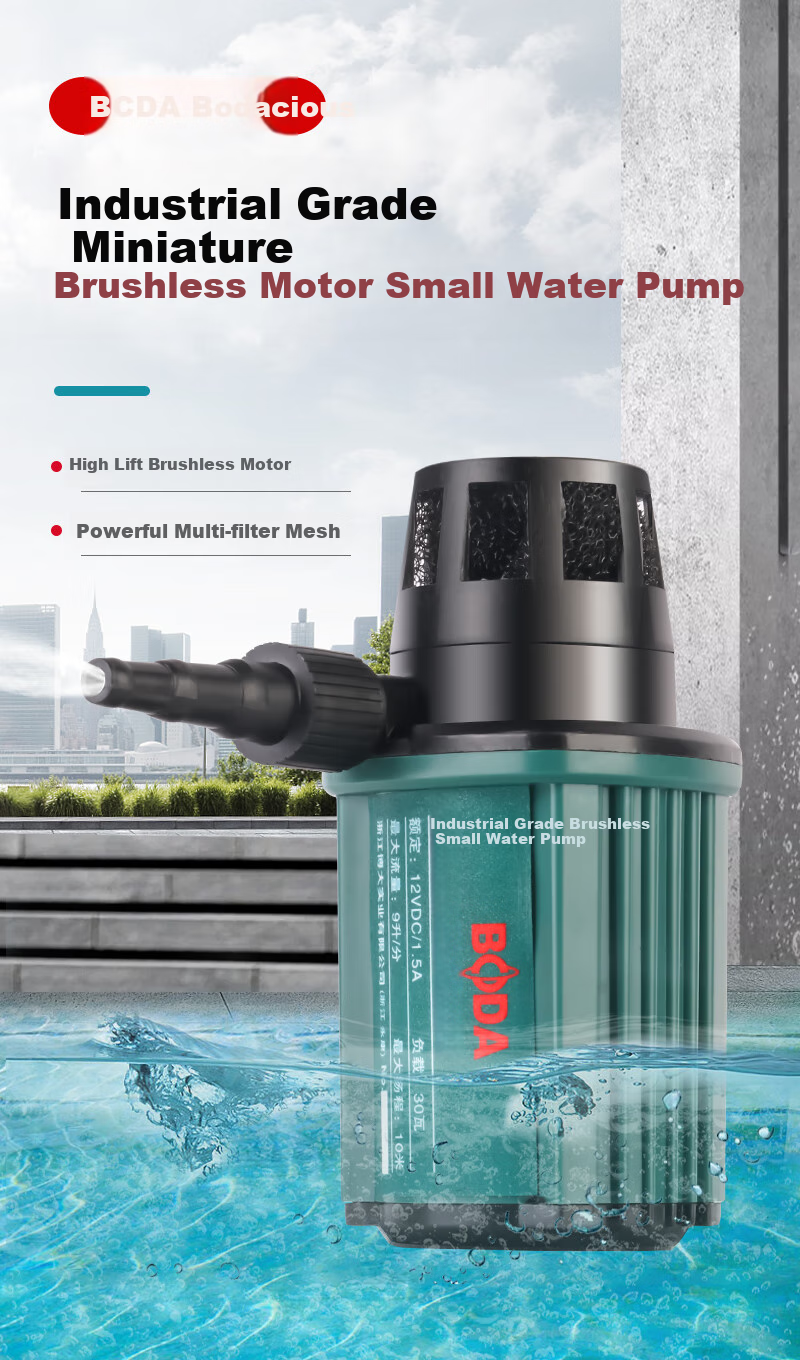 Boda Brushless Small Water Pump Grooving Machine, Water Drill, Water Pump, Small Water Pumping Machine, Cutting Machine, Miniature Water Suction Pump 1