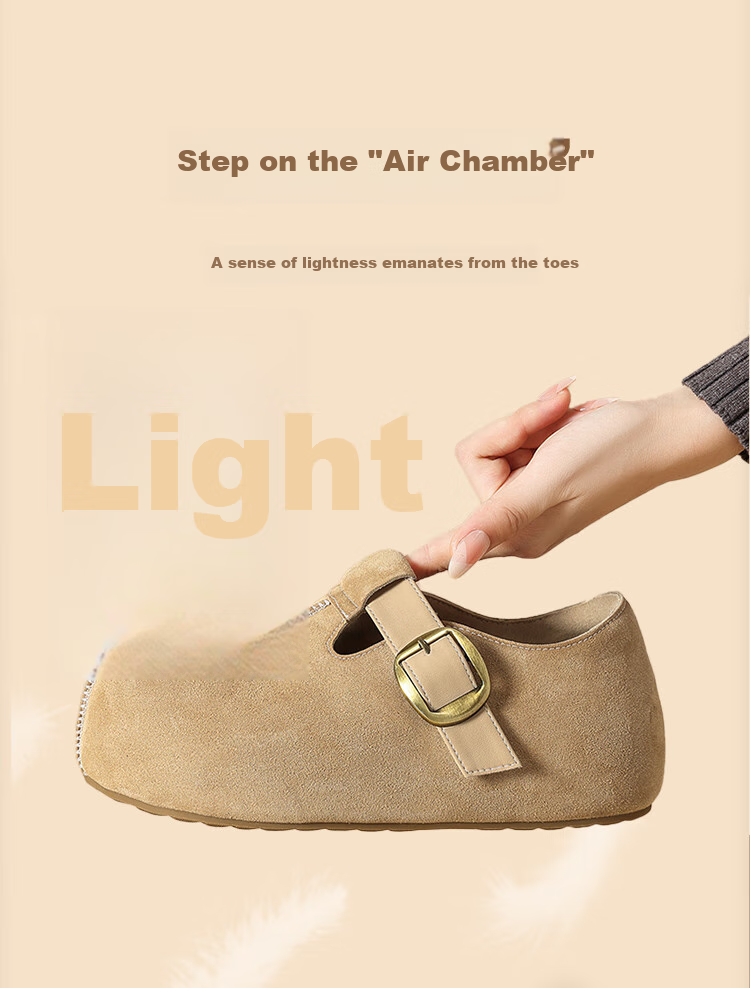ZHR Height-Increasing Birkenstock Sandals for Women, Kappa Versatile Women's Shoes, Spring And Autumn Lightweight Casual Flats for Women, JT191 Khaki Size 36 6