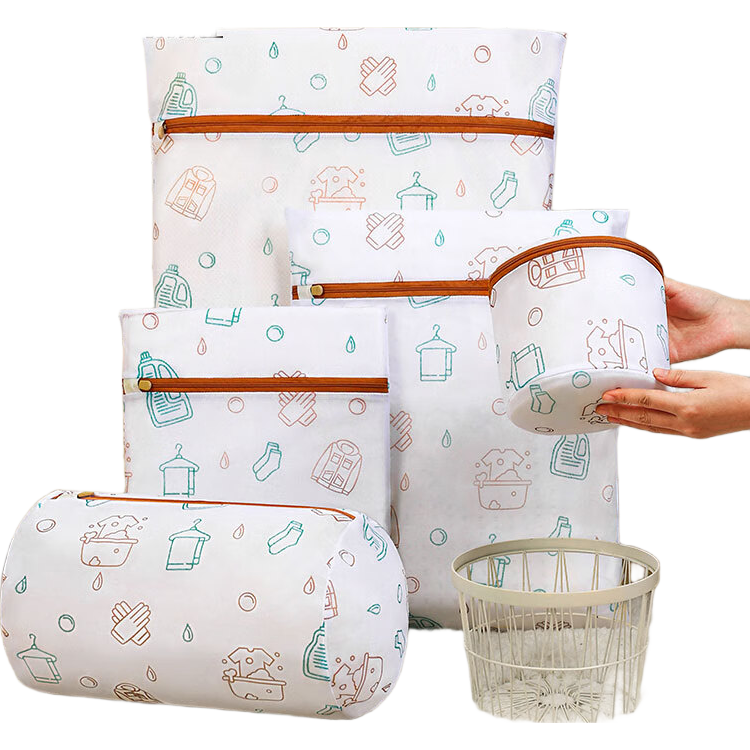 Grace Laundry Mesh Bags Set of 5 for Home And Travel, Thickened Mesh Pouches for Underwear And Bras