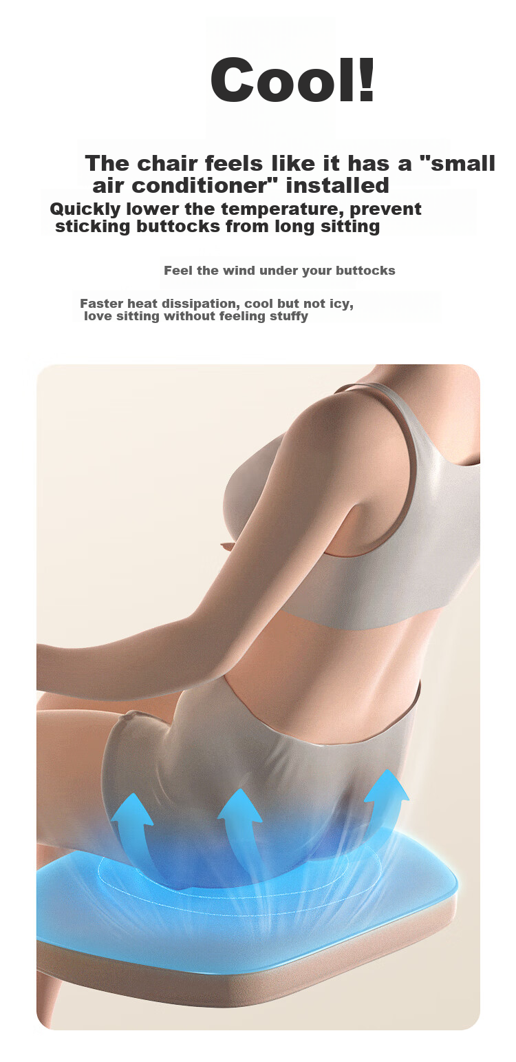 OGAWA Massage Back Cushion for Waist, Back, Buttocks, Legs, Full Body Heat Therapy Massage Device Home Car Office Chair Pad Practical Birthday Gift for Parents Boyfriend Girlfriend 1206 Xingyun Milk Coffee 11