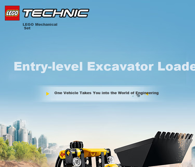 LEGO Technic 42197 Large Excavator Loader, Building Blocks Toy for Boys And Girls, Children's Birthday Gift, Home Decoratio 1