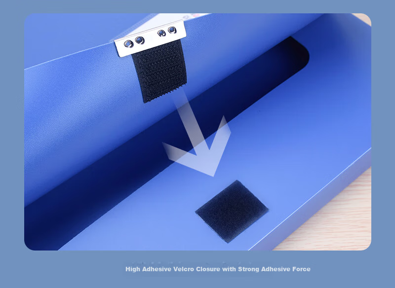 Bailiwen B24335 Blue Folding File Box, Pack of 10, 35mm Manual Self-Assembling Document Storage Box, Financial Voucher Storage Box, File Box, Document Contract Storage Box 4