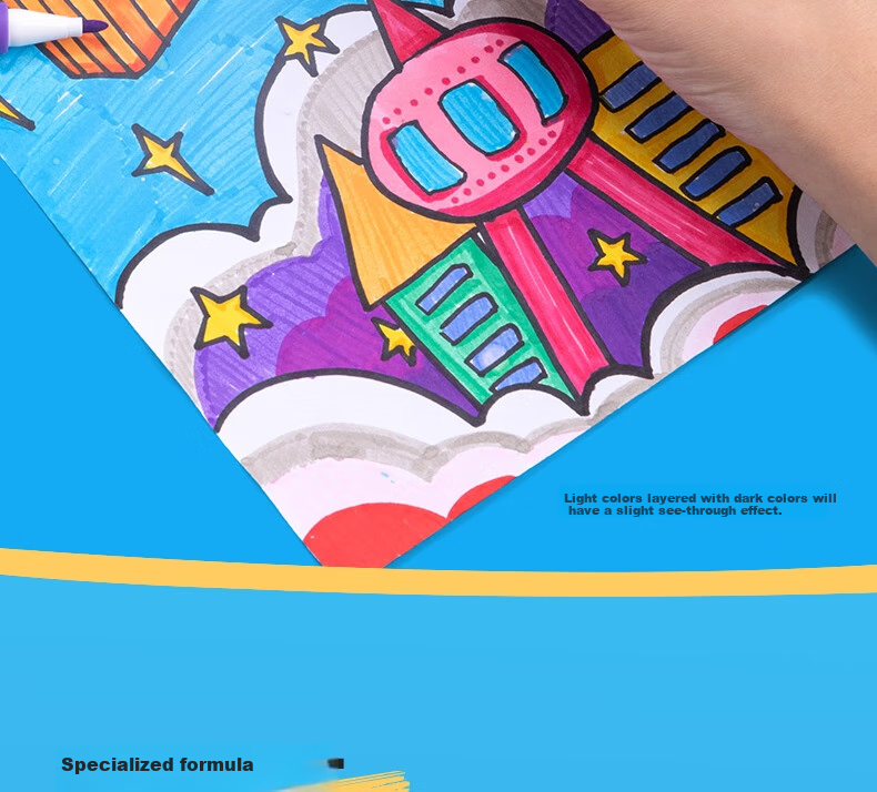 Deli 12-Color Acrylic Markers, Children's Drawing Pens, Paint Set for Boys And Girls, Toy Birthday Gift HM922-12 11