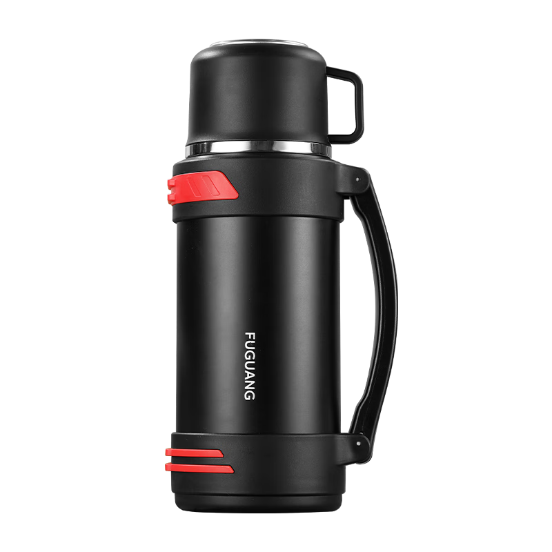 Fuguang Insulated Bottle, Large Capacity, 304 Stainless Steel, Vacuum Insulation Flask, Hot Water Bottle, Outdoor Travel Thermos, Household Warm Bottle