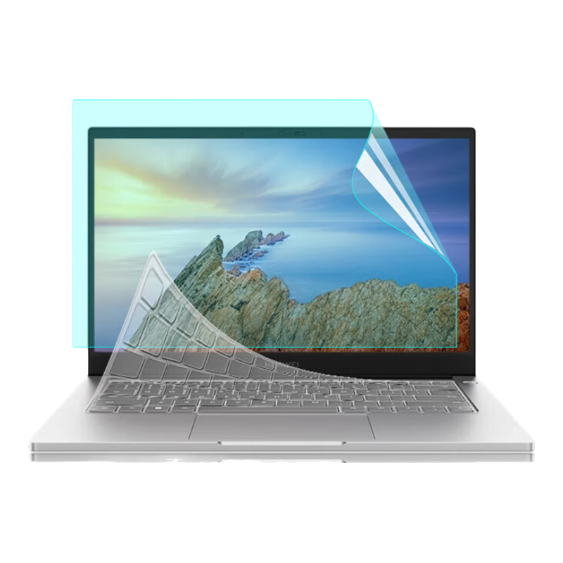 Jiasu Huawei Qingyun S520/G540 Keyboard Cover Anti-Blue Light Screen Protector 14-inch (16:9) Laptop Protective Film Set Complete Kit