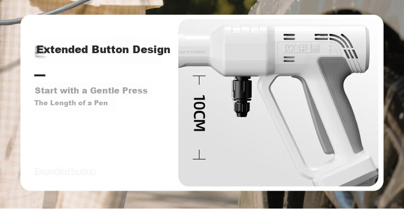 Oulaide Portable Wireless High-Pressure Car Wash Machine with Lithium Battery-Powered Water Gun for Home Use And Car Cleaning 28