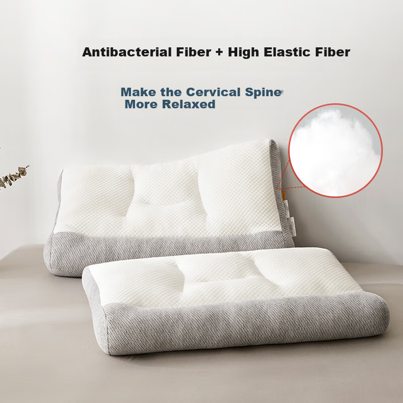 BEYOND Home Textile Antibacterial Pillow Core Pressure Relief Single Pillow Core Shumengmianxiang Set of Two 45*70cm Home Furniture Store