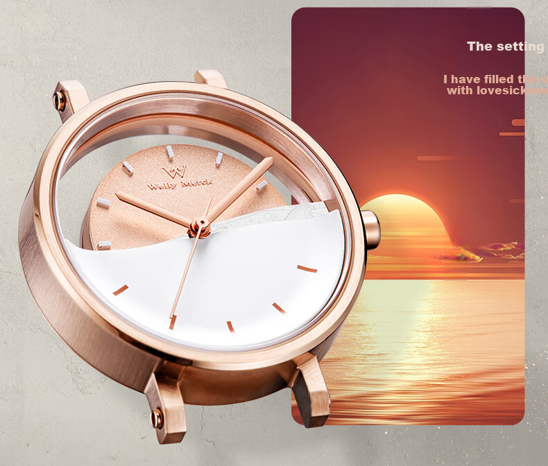 Welly Merck Swiss Brand Watch Original Sunset Series Women's Watch Birthday Gift 4