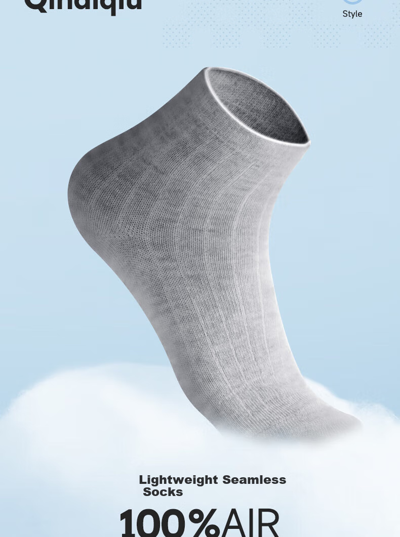 Qihaiqiu Disposable Socks for Children, Breathable And Sweat-Absorbing, for Boys And Girls, Travel And Daily Use, Mid-Calf Socks, 5 Pairs, Boys' Size L 14