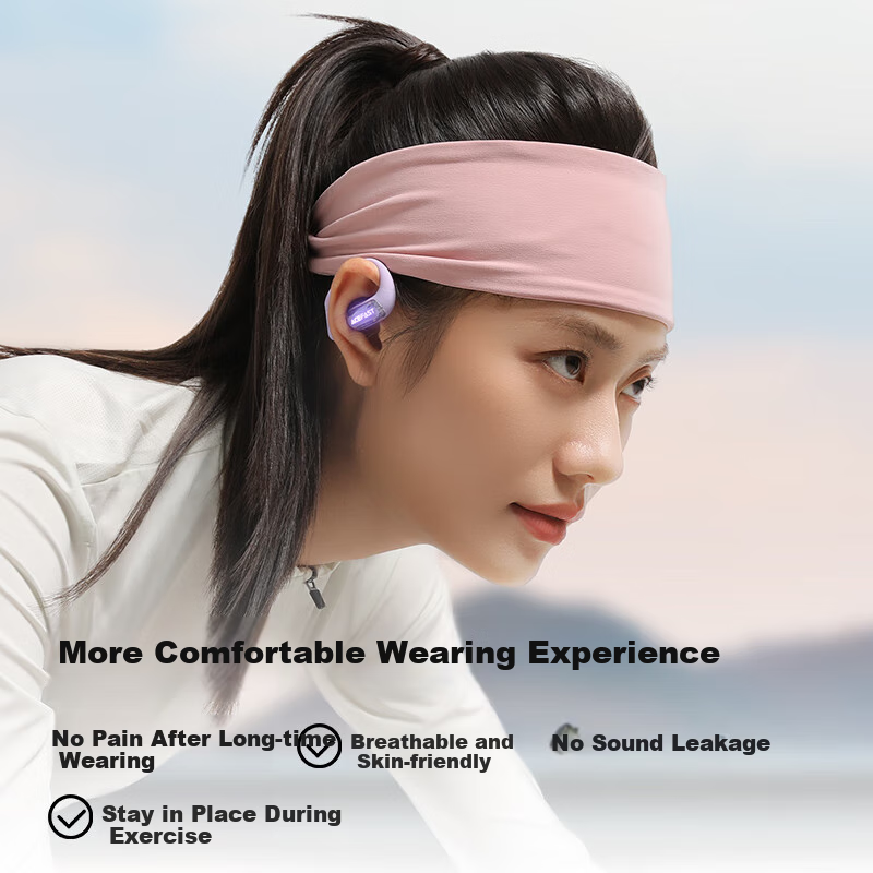 ACEFAST Jisu [Subsidies], Luminous Open-Ear Bluetooth Headphones, Long Battery Life, Call Noise Reduction, Sports Gaming Headphones, Non-Bone Conduction, Not In-Ear Or Ear-Hook Style Headphones