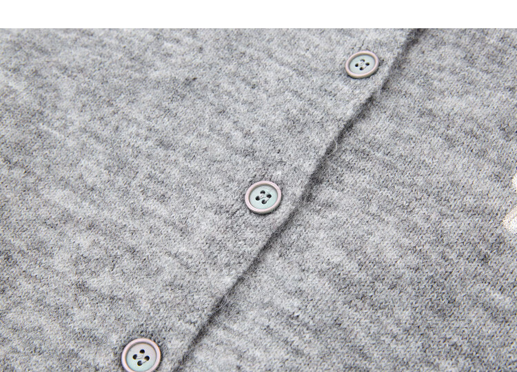 Demana Cream Knit Winter Lightweight Embroidered Round Neck Soft Slim Knit Sweater for Petite Women 3