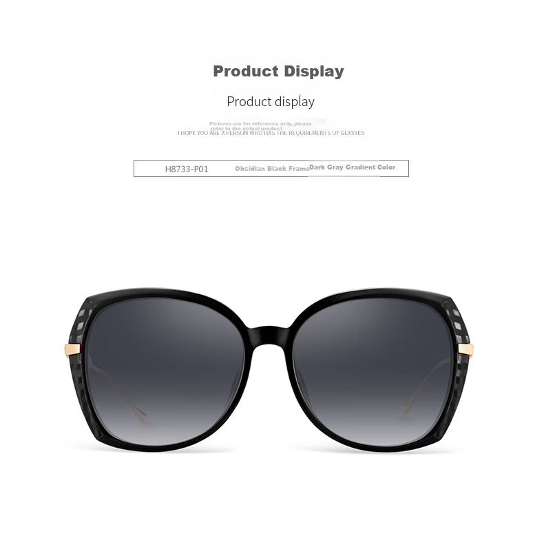 HELEN KELLER Polarized Sunglasses for Women, Elegant Large Frame Sunglasses, UV Protection Driving Glasses H8733P01 6