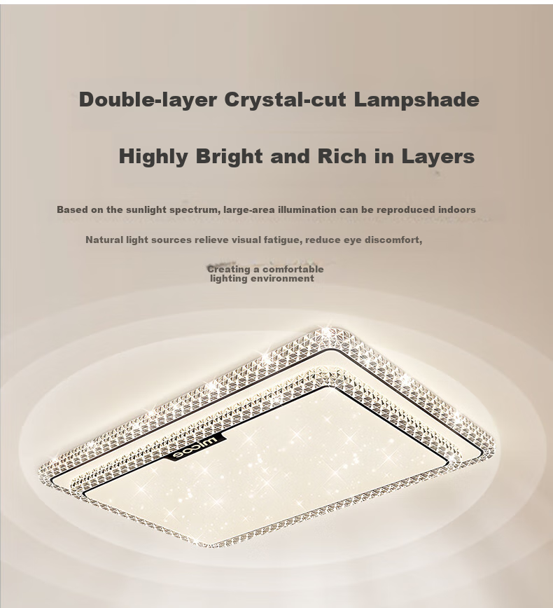 MICOE Living Room Light, Modern And Simple, Stylish LED Ceiling Lamp, Bedroom And Dining Room Main Light, Zhongshan Lighting Fixture 12