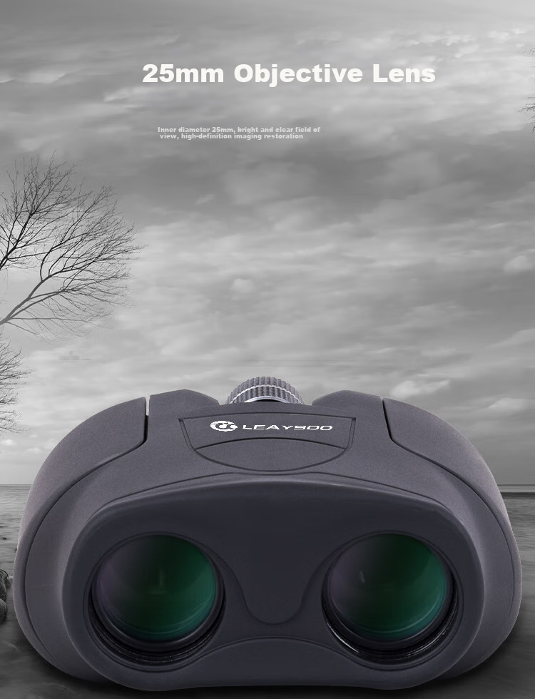 Leaysoo Xinma 12X25 High-Definition High-Magnification Binoculars for Smartphones, Professional Outdoor Waterproof Concert Portable Entomological Microscope 7
