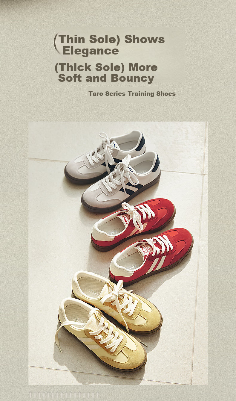 Hotwind Mall Matching Women's Shoes, Dexun Shoes, 2025 Autumn New Women's Retro Color-Block Spliced Soft-Soled Casual Sneakers 3