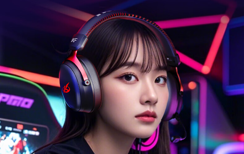 IKF V11 S [3.5mm Version] Gaming Headset Wired Over-Ear Esports Headphones 7.1 Surround Sound FPS Positional Audio Valorant Delta Smoke Gray 13