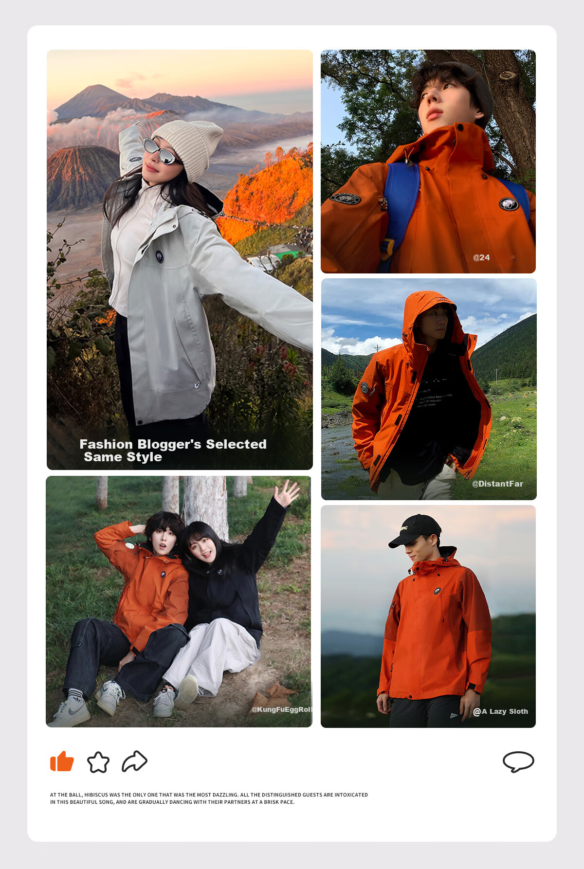 Xiongmao Zhang Yuxi Same Style Outdoor Three-In Jacket for Men And Women, Triple Protection Color-Block Hiking Coat, Gray/black, 2XL 1