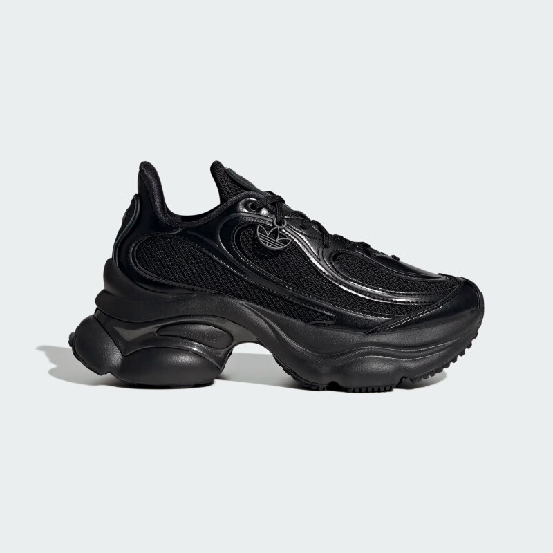Adidas Trefoil Series, Women's OZVENUZ W Casual Shoes, JS2468, Black, Size 38