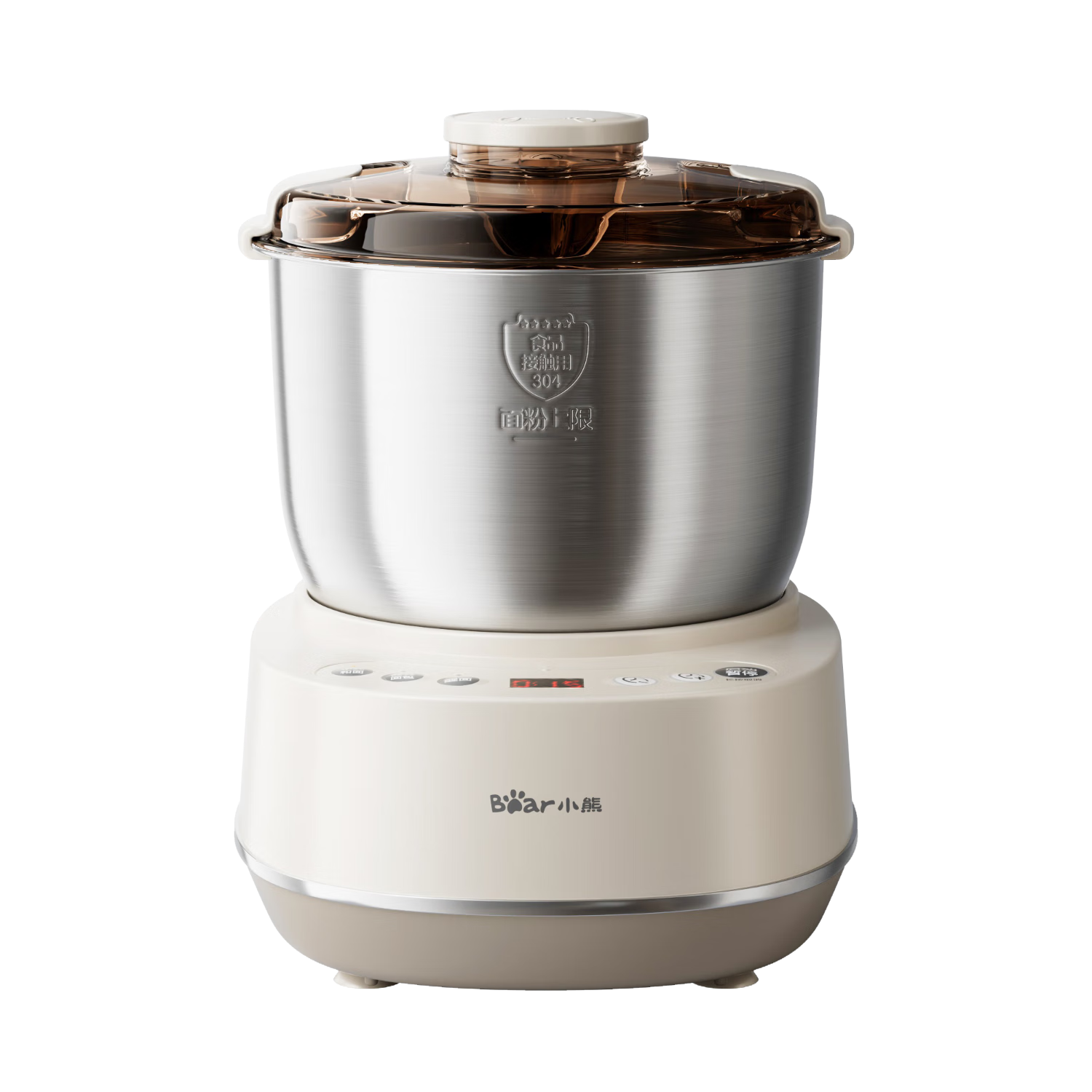 Bear And Dough Mixer 3.5L Kneading Machine Stand Mixer Automatic Multi-Functional Intelligent Dough Mixer for Home Use Bread Flour Fermentation And Proofing HMJ-D35P1