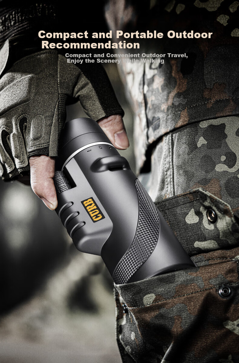 Jiapu High-Power Monocular Telescope HD Non-Military Night Vision 8000m Professional Outdoor Concert Phone-Compatible 12
