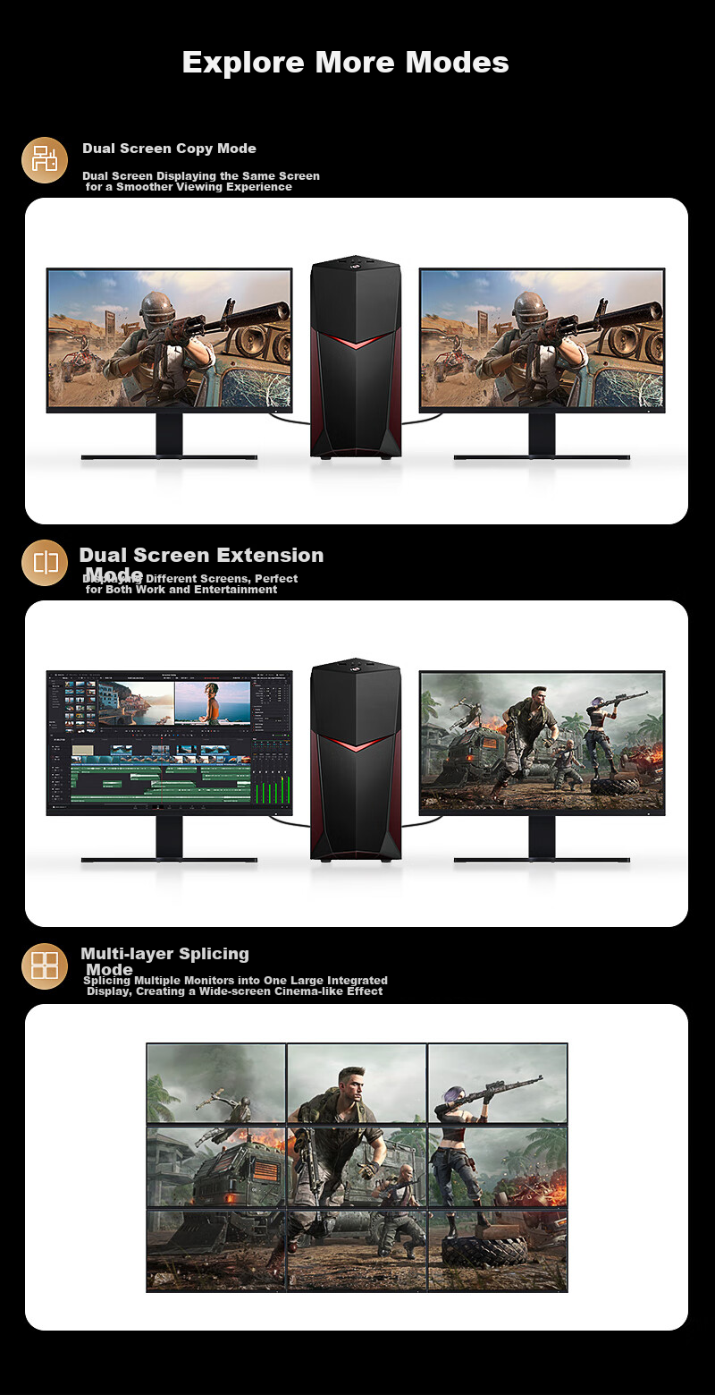 BURLEFRAN DP Cable Version 1.4, 8K High-Definition Video Cable, 4K240Hz 2K240Hz, DisplayPort Computer Graphics Card to Monitor, E-Sports Connection Cable, 1 Meter, WDP009 10