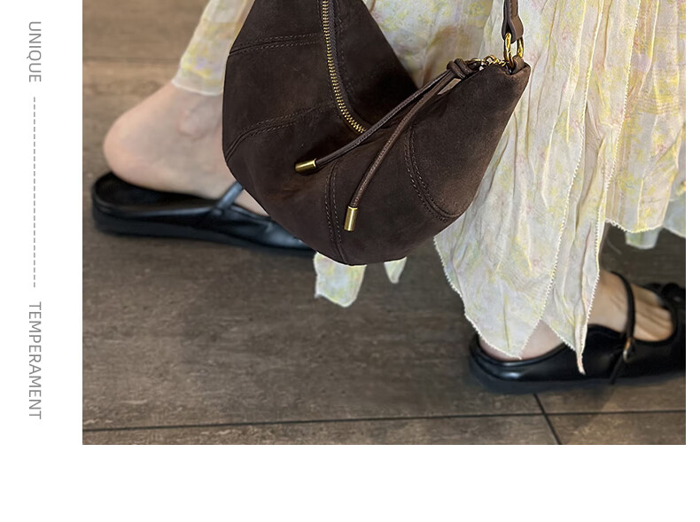Millies Women's Leather Dumpling Bag Fashion Shoulder Crossbody Bag Birthday New Year Gift for Girls Girlfriend 8