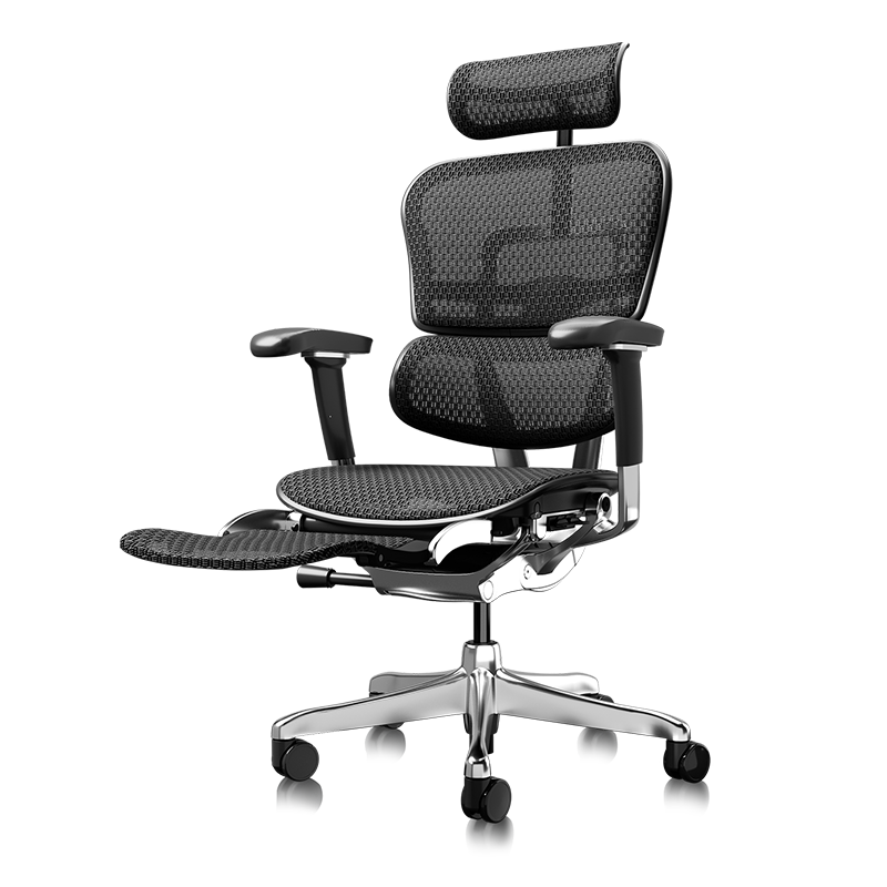 Ergonor Baoyou Jinhao E2 Pro Flagship Ergonomic Office Chair Computer Chair Black Mesh + Reclining Cushion