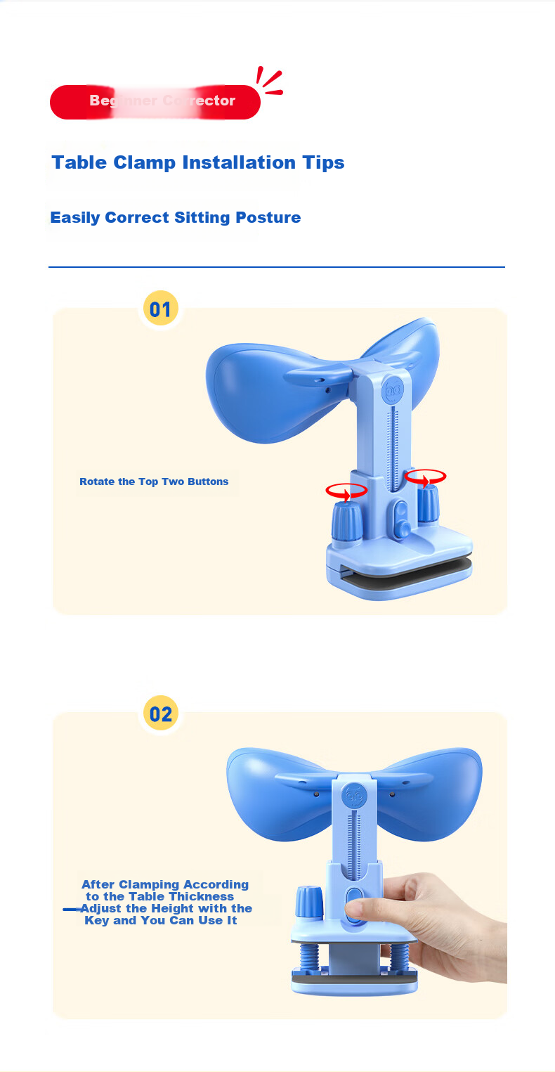 Maotaizi Posture Corrector Desktop Model for Primary School Students, Prevents Hunchback And Myopia, Writing Posture Correction Tool, Ergonomic Support Stand, Stationery Birthday Gift 15