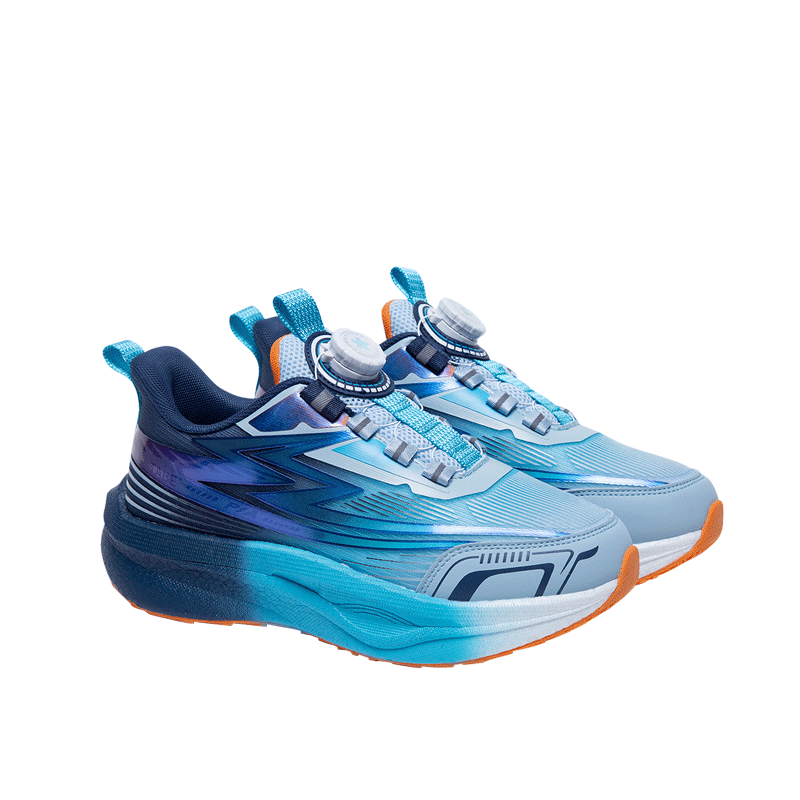 Tony the Pig Boys Running Shoes Lightweight Sports Sneakers Breathable Mesh Shock Absorption Youth Wide Fit Shoes with Dial Closure